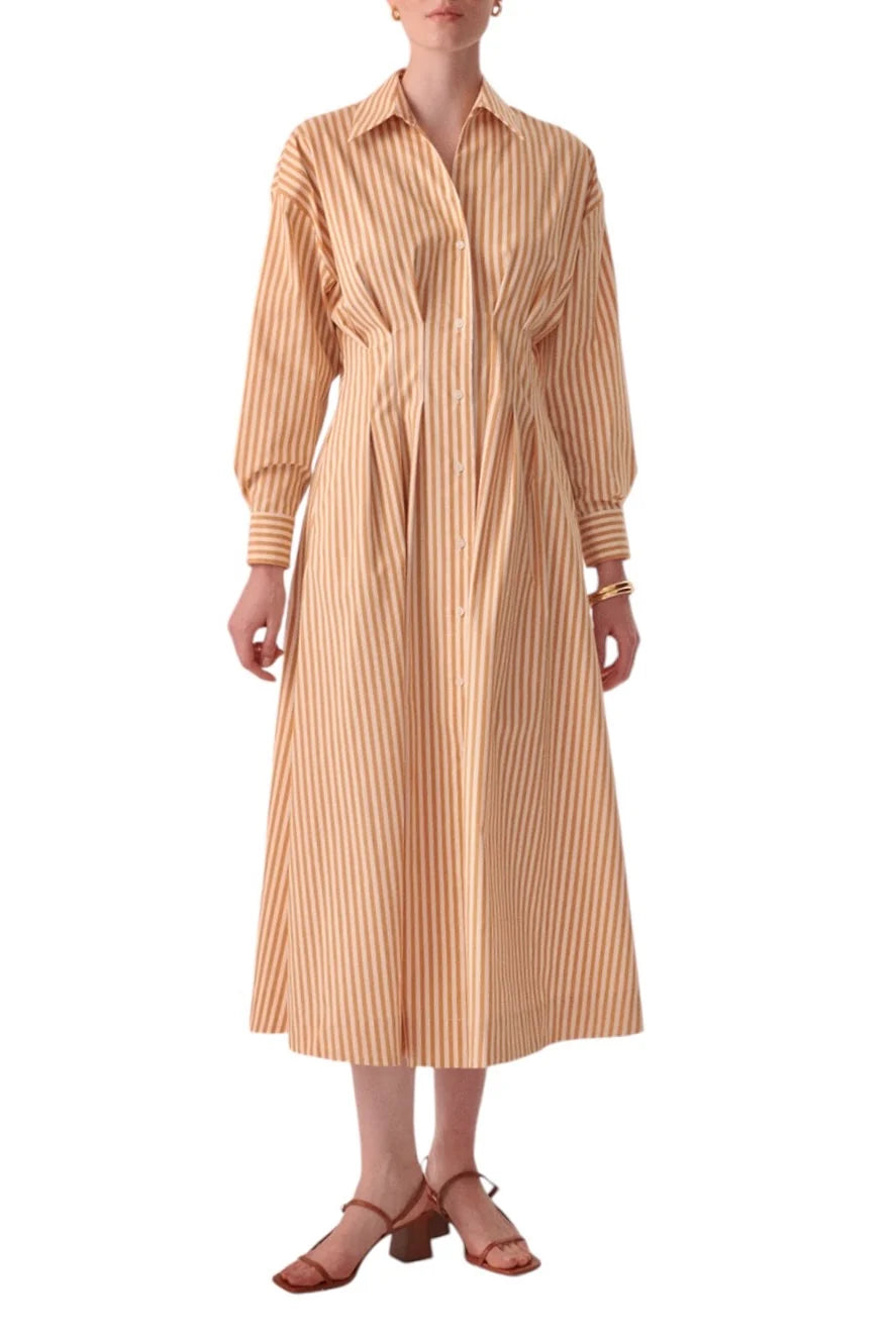 Exquise Sutton Striped Long Dress