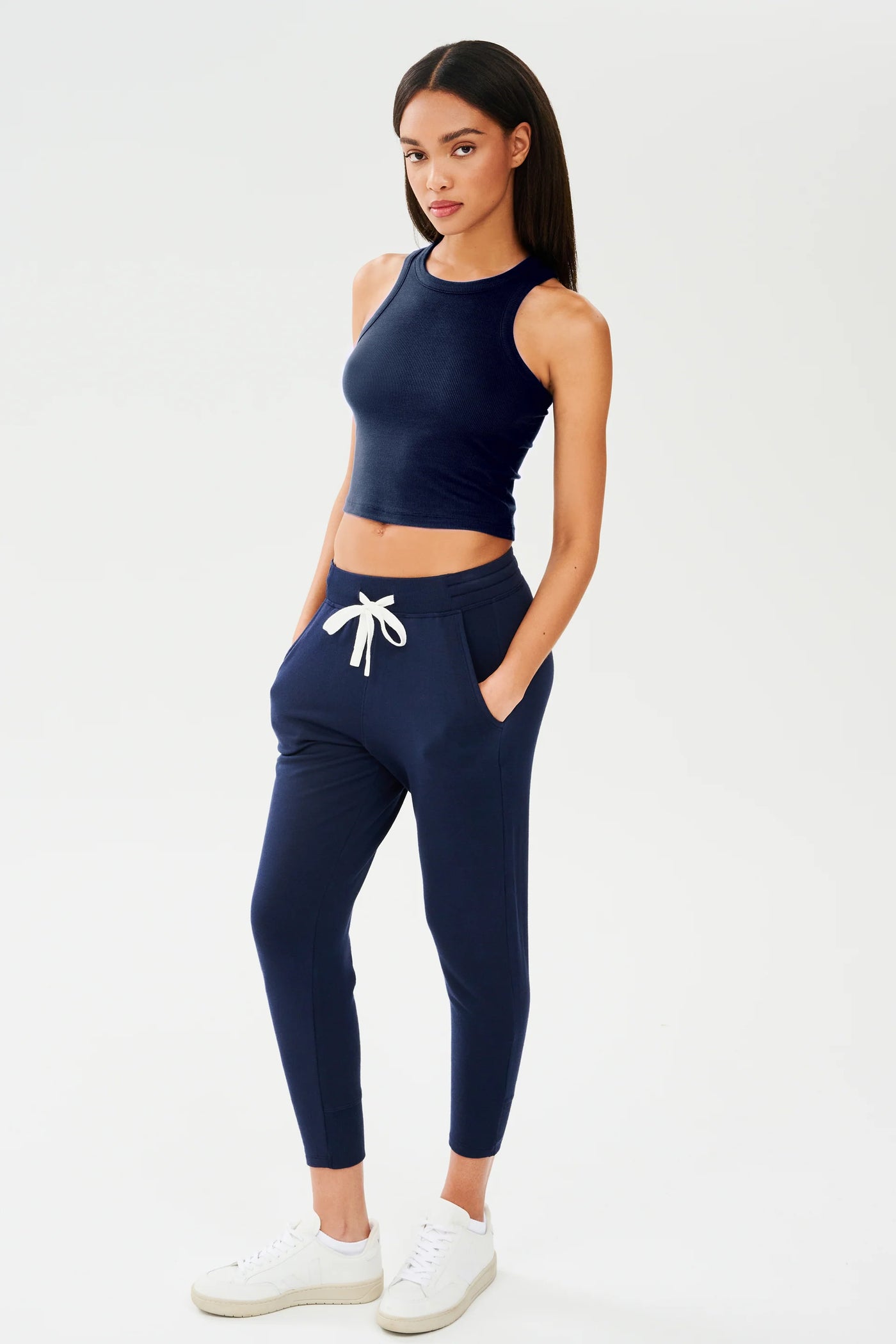 Reena 7/8 Joggers-Indigo