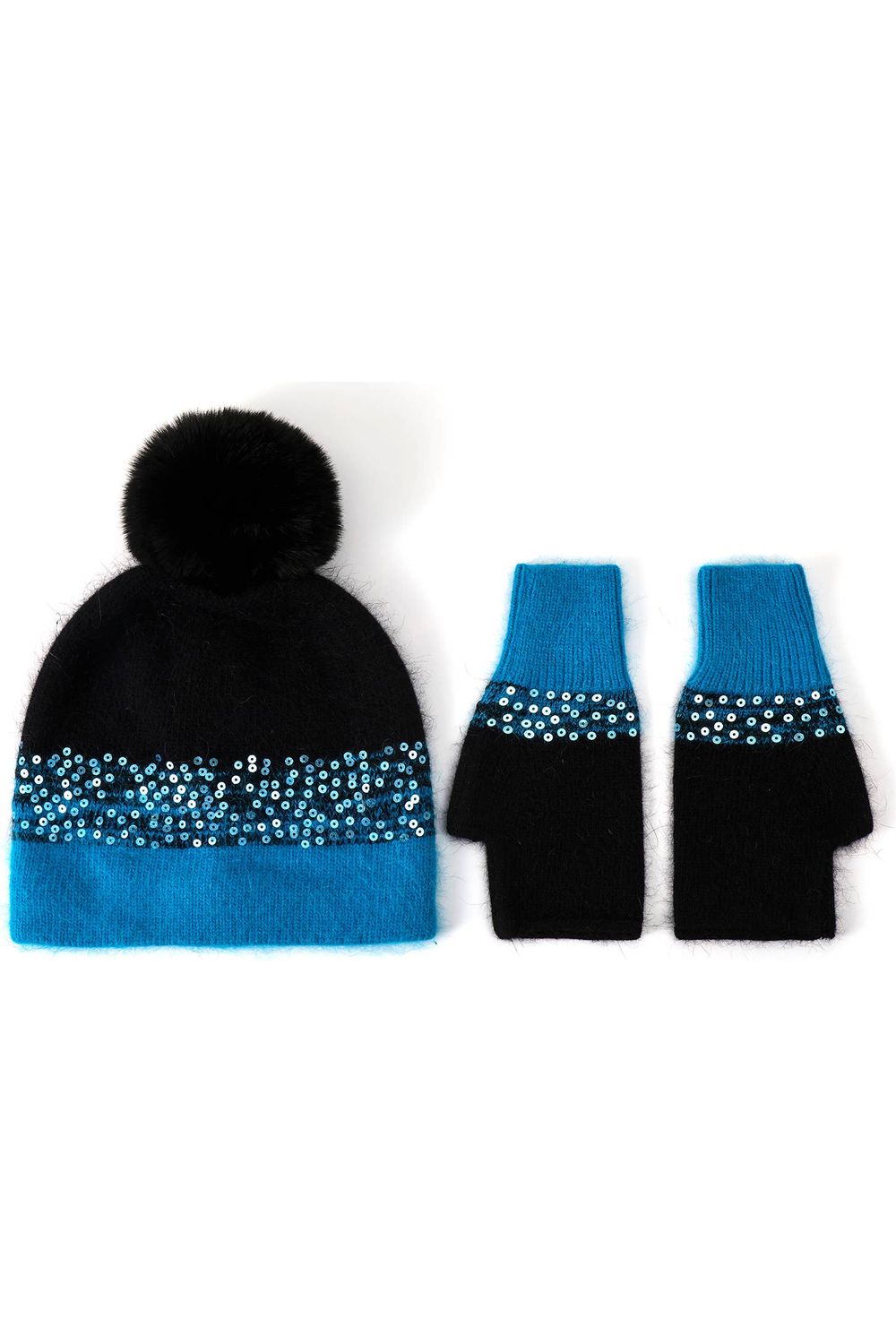 Panther's Colors Beanie and Gloves