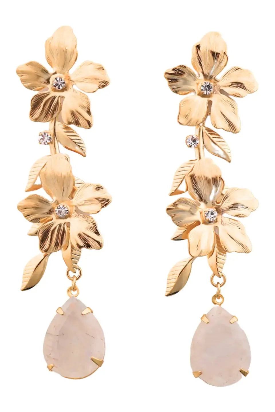 The Pink Reef Earrings-Flower Drop