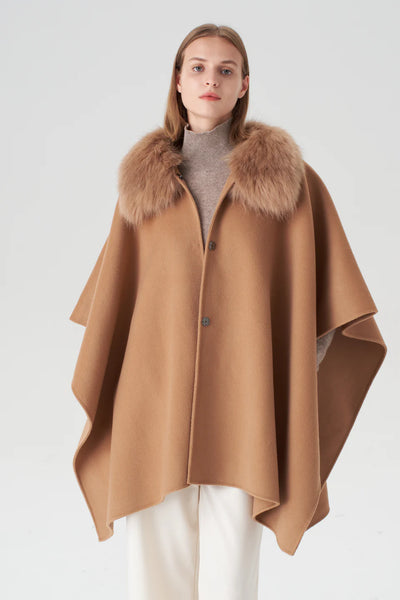 Cashmere Blend Cape