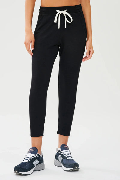 Sonja Fleece Joggers-Black