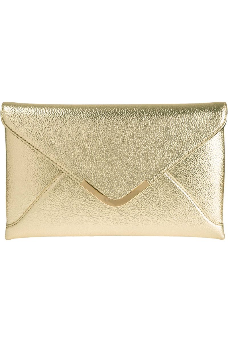 Gold Envelope Clutch