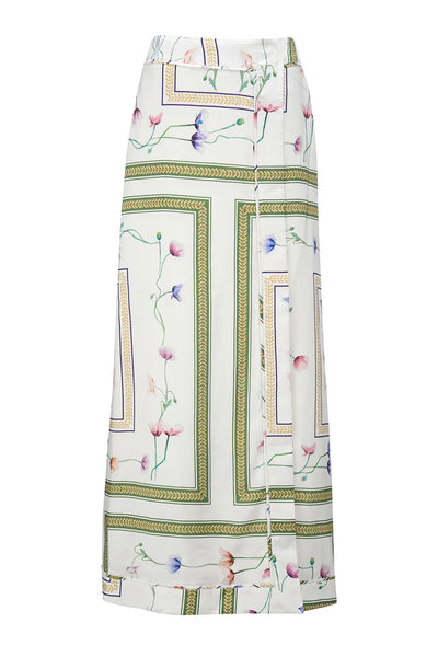 Vola Skirt- White/Floral