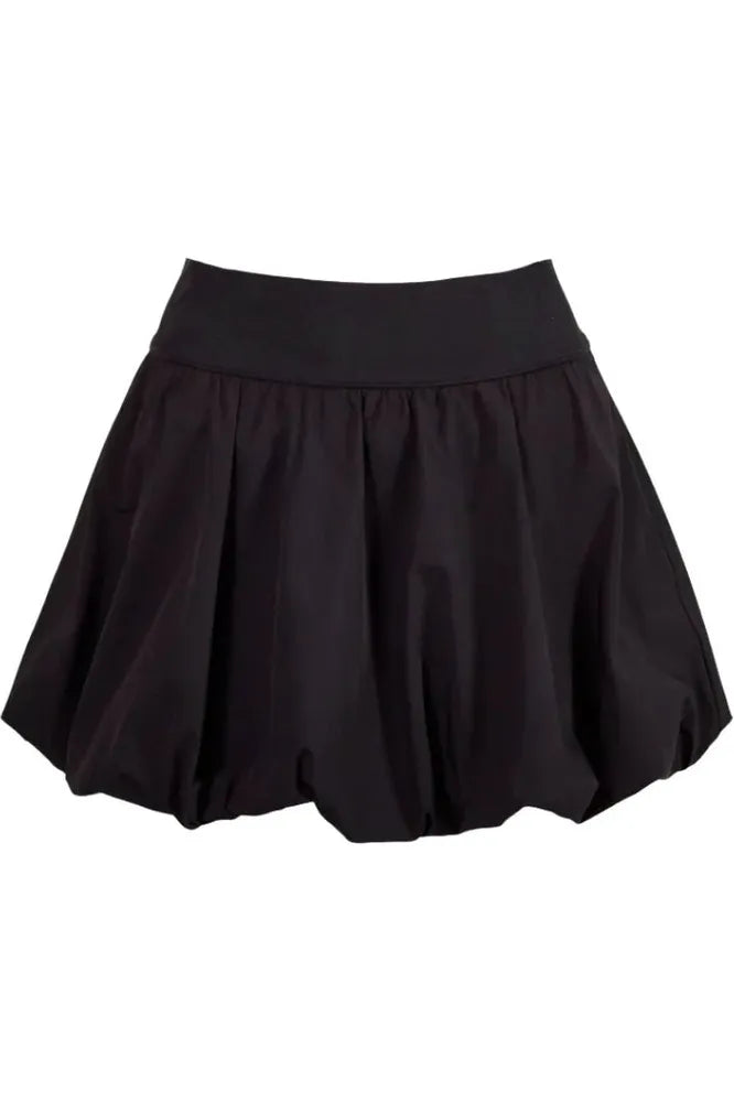 Serena Bubble Tennis Skirt Black