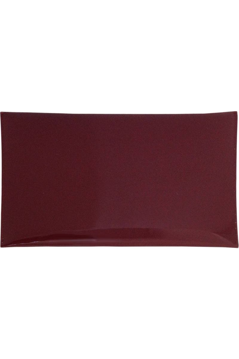 Merlot Patent Envelope Clutch