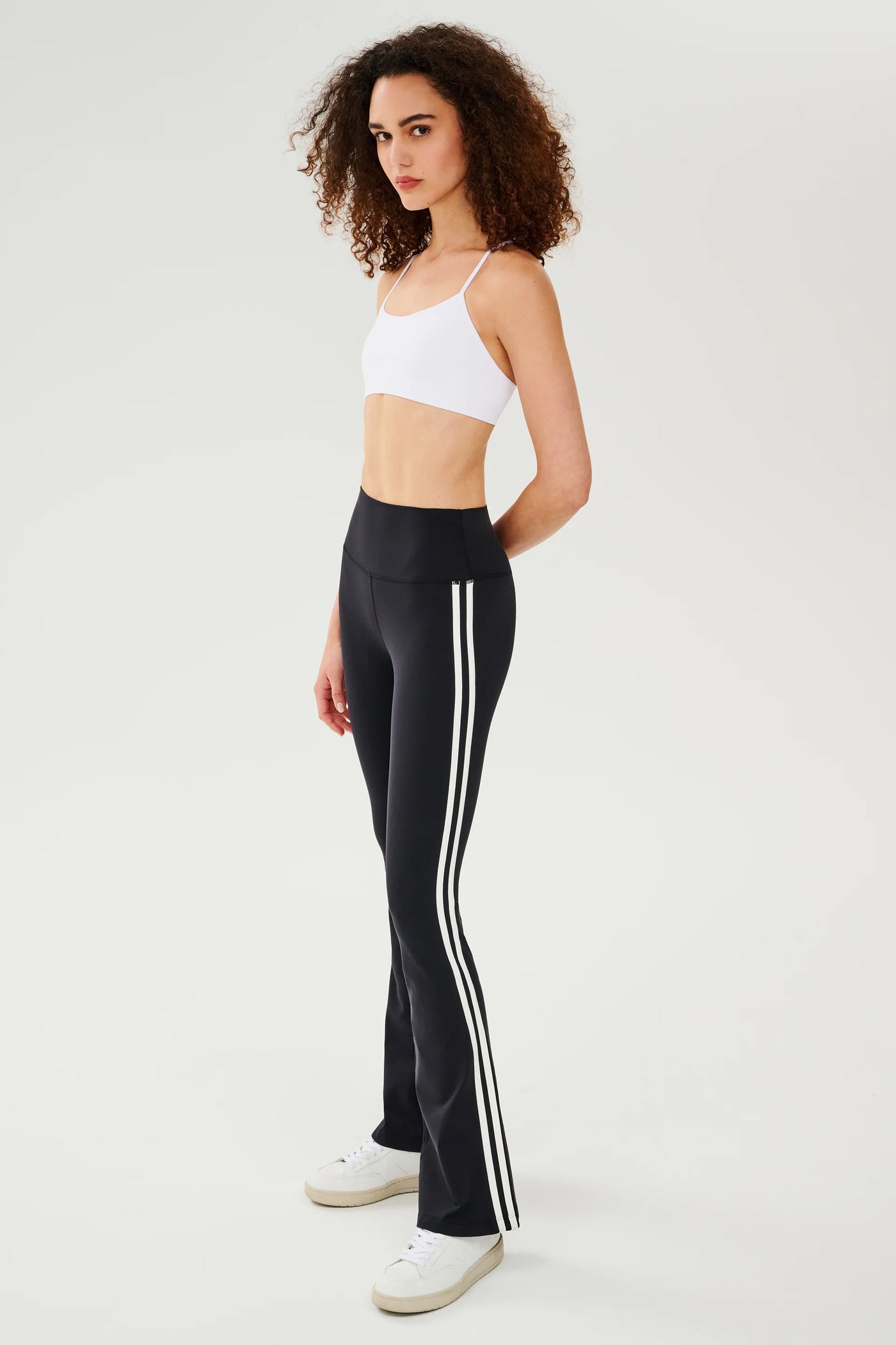 Raquel Hight Waist Flare-Stripe