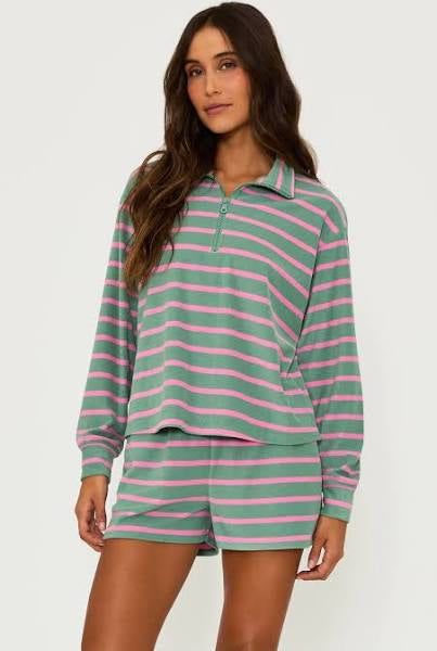 Sonia Terry Cloth Quarter Zip