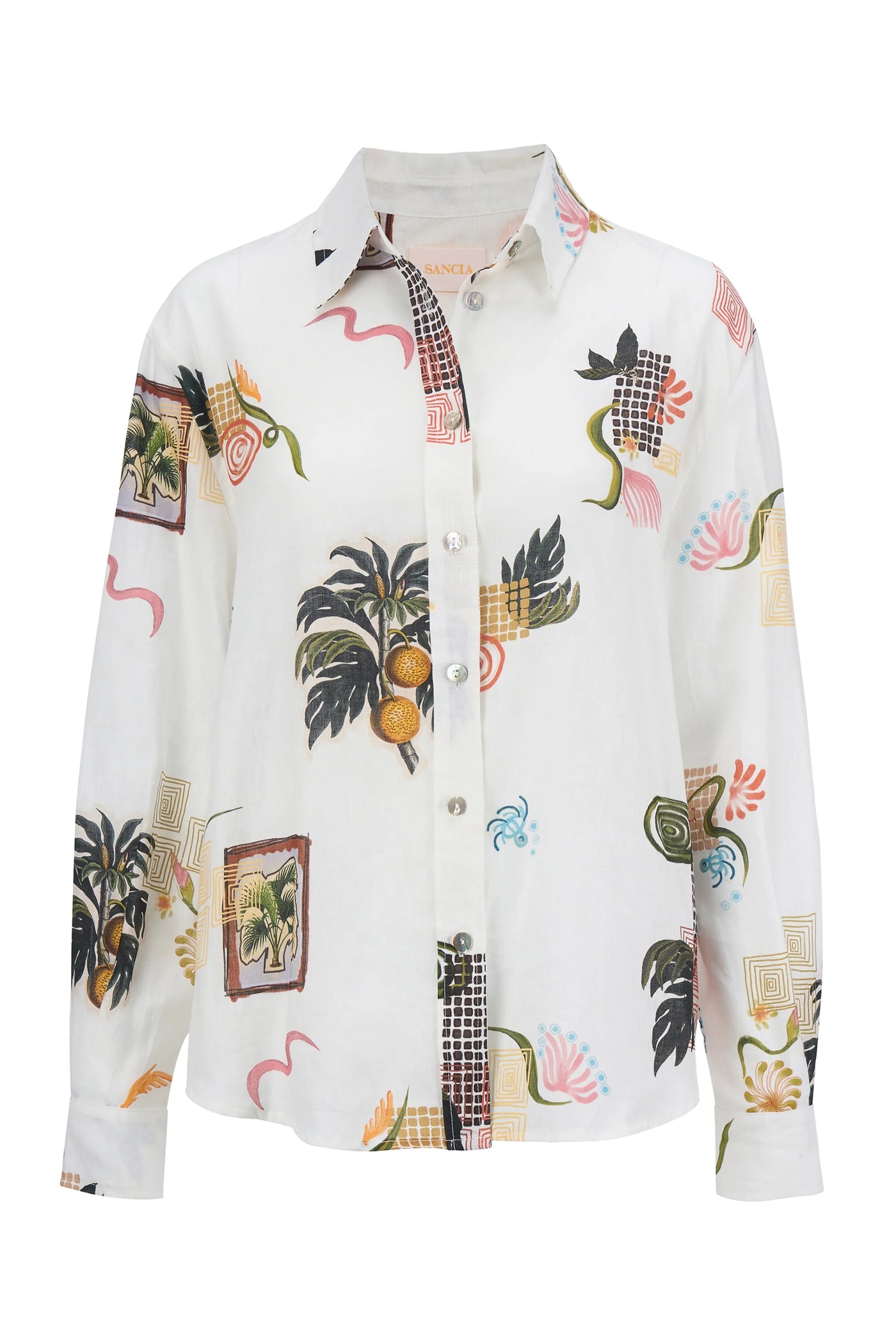 The Salma Shirt Valencia Print