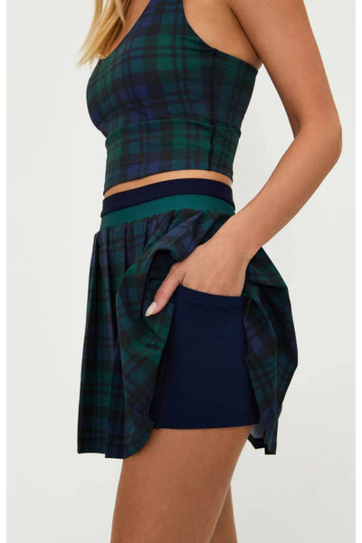 Irina Skirt Wintergreen Plaid