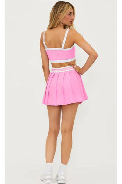 Irina Pink Tennis Skirt