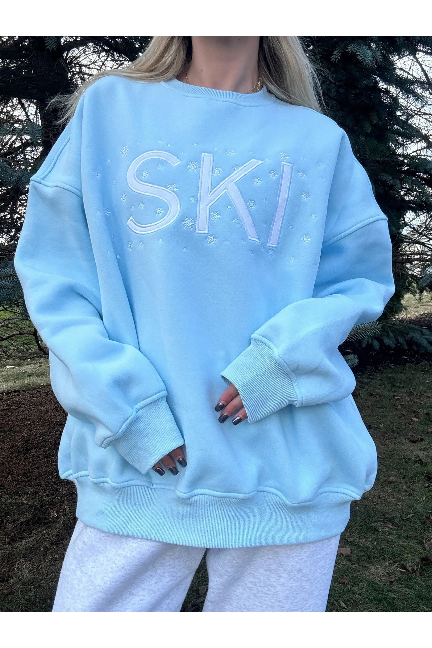 Ski Snowflake Sweatshirt