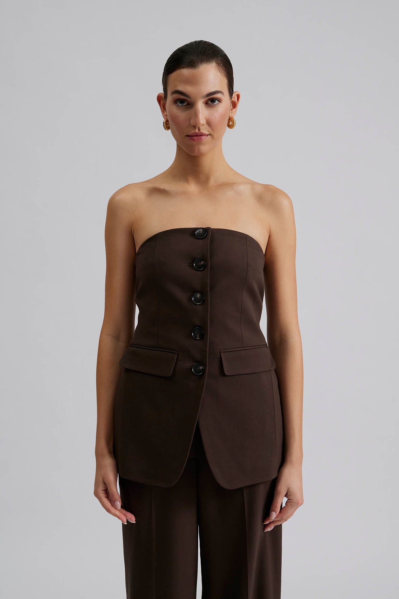 Lex Tailored Bustier Top