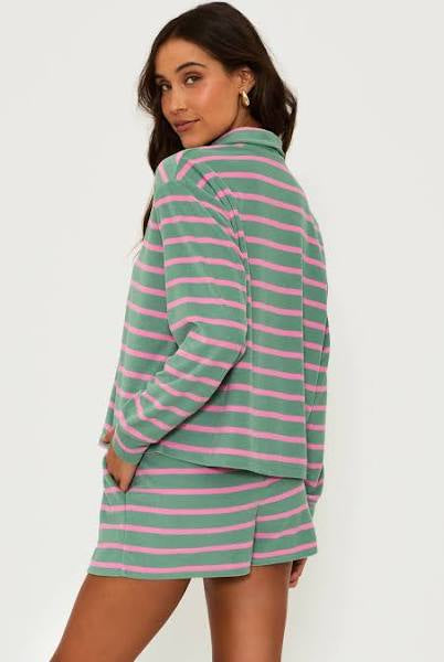 Sonia Terry Cloth Quarter Zip