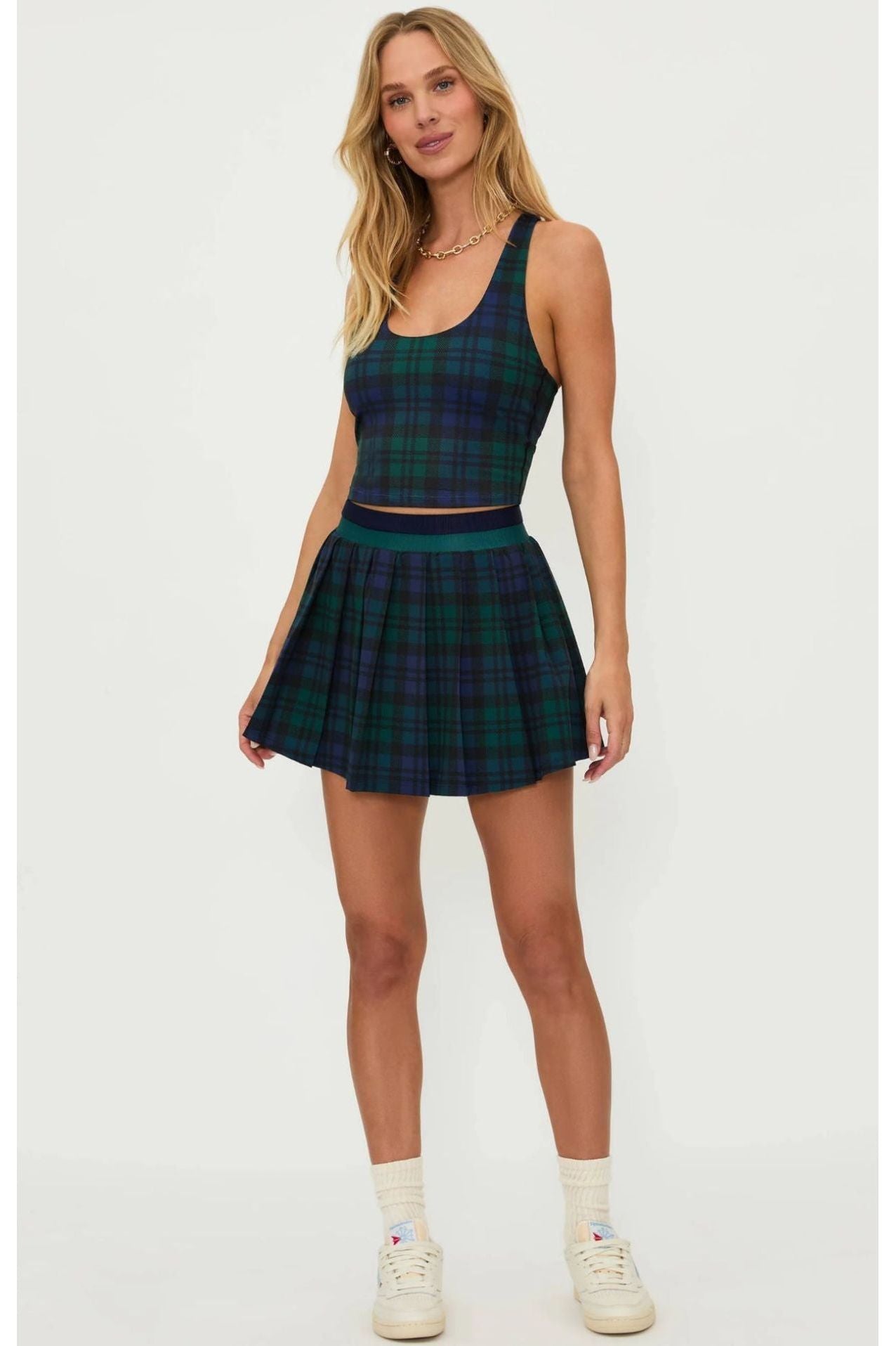 Irina Skirt Wintergreen Plaid