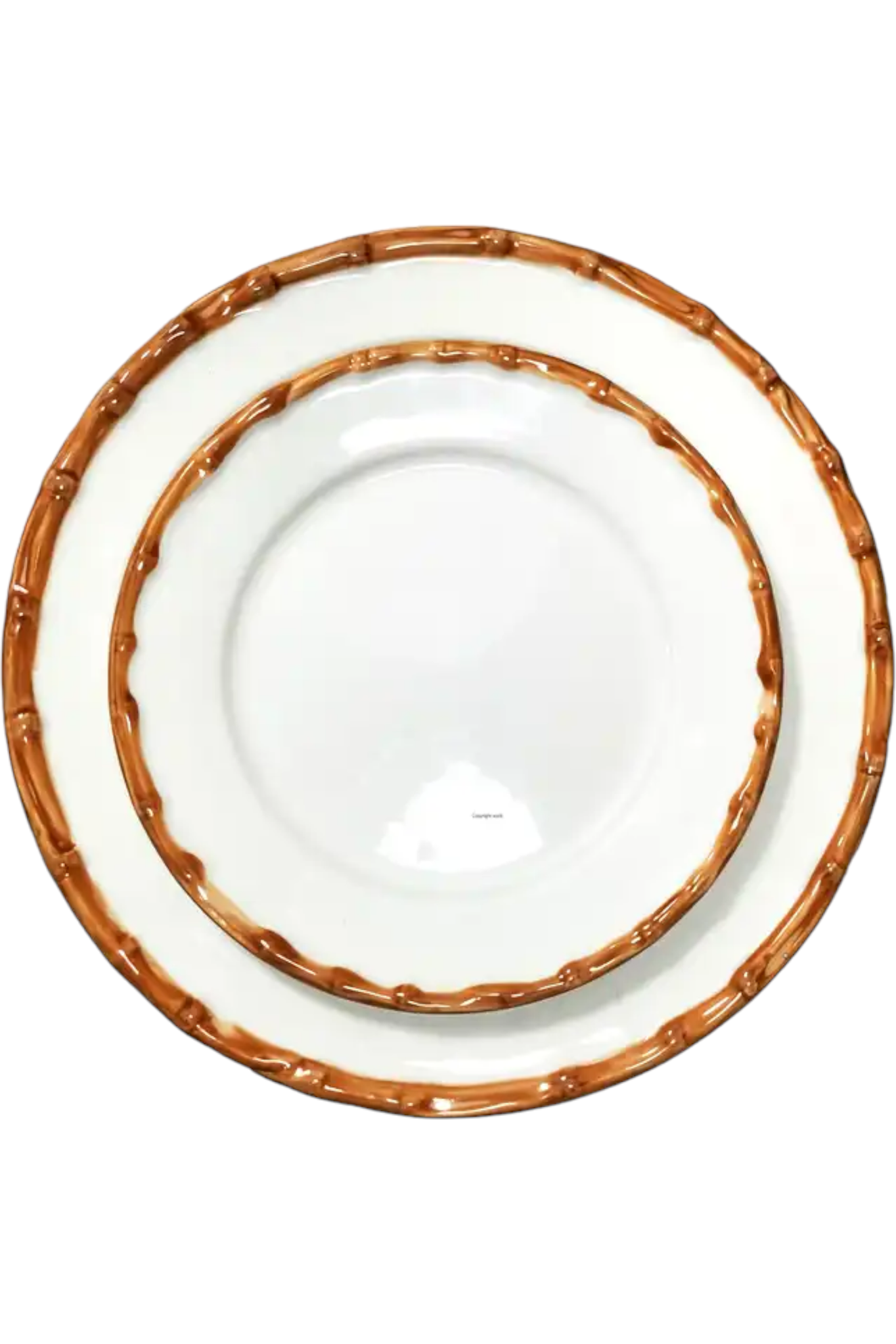 Bamboo Ceramic Dinner Plates