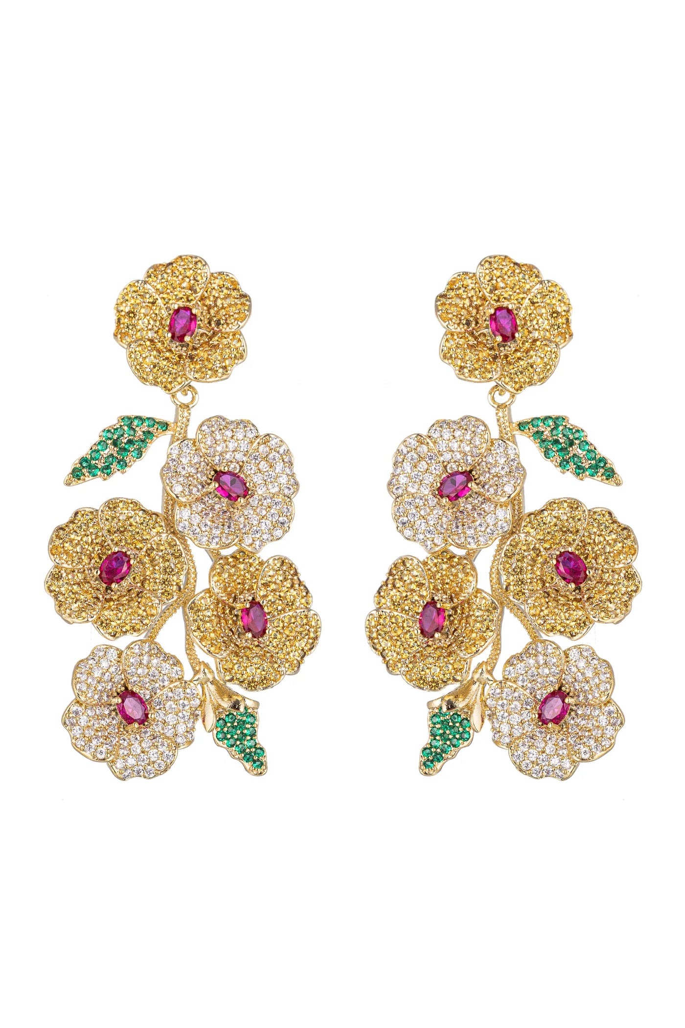 June Floral Earrings