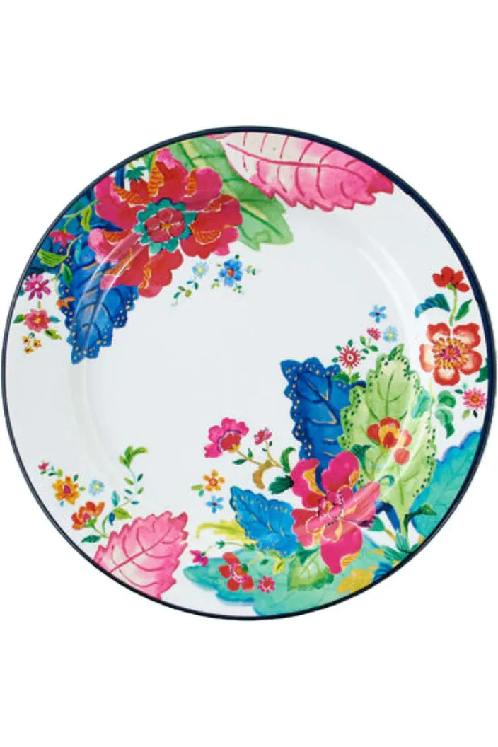 Tobacco Leaf Dinner Plates S/4