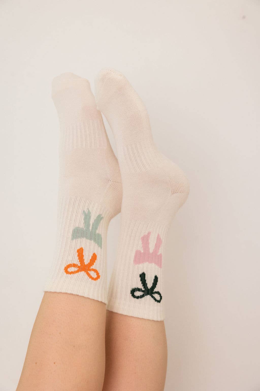 Multicolor Bows Socks