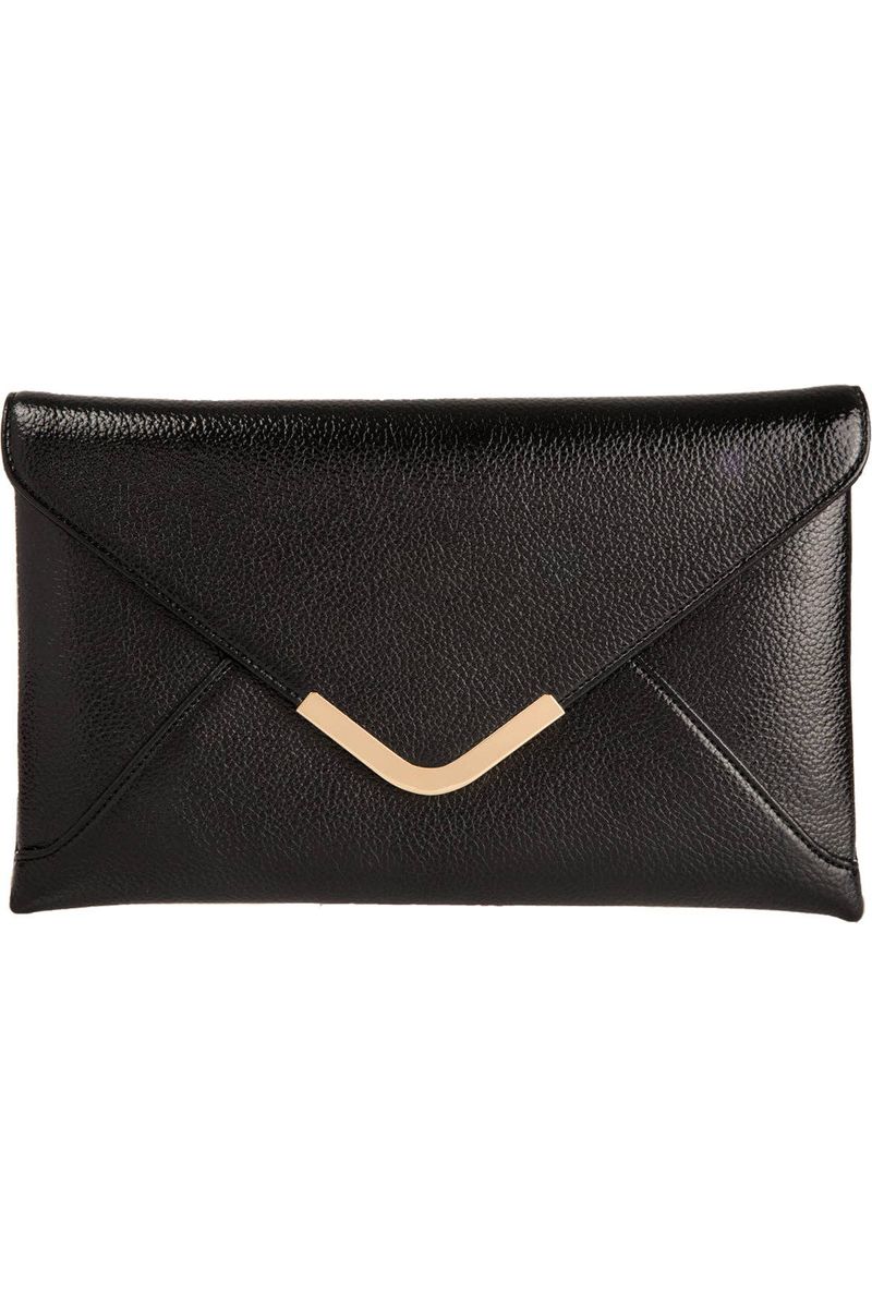 Black Envelope Clutch