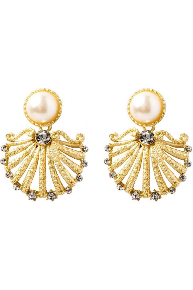 Brush Gold Lido Earrings